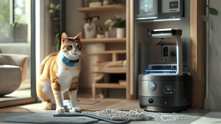 Dispositivos inteligentes que facilitam a higiene dos gatos