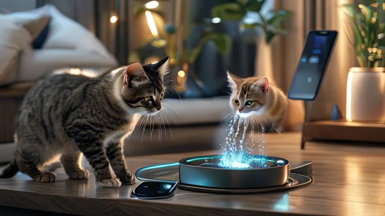 Como funcionam as fontes de água inteligentes para gatos e seus benefícios