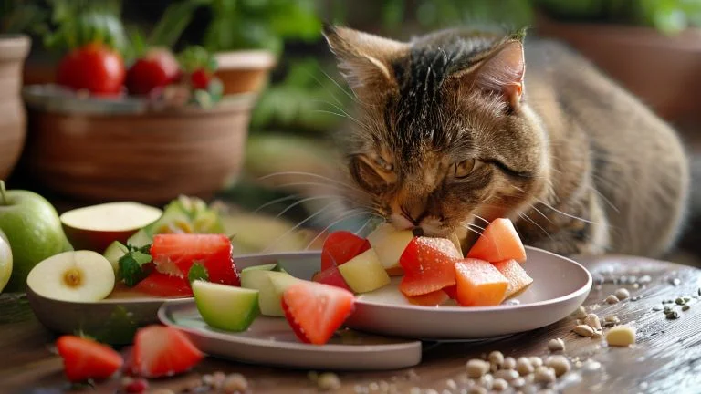 Como adicionar frutas na dieta natural do seu gato com segurança