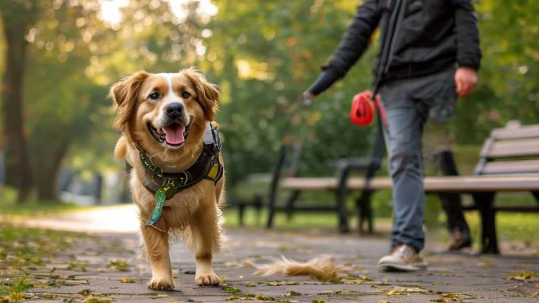 Acessórios resistentes ideais para passeios com cães grandes