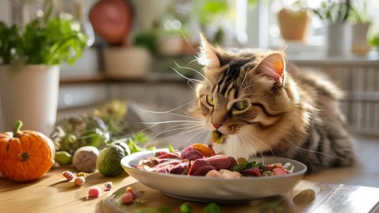Por que a alimentação natural faz bem para seu gato doméstico