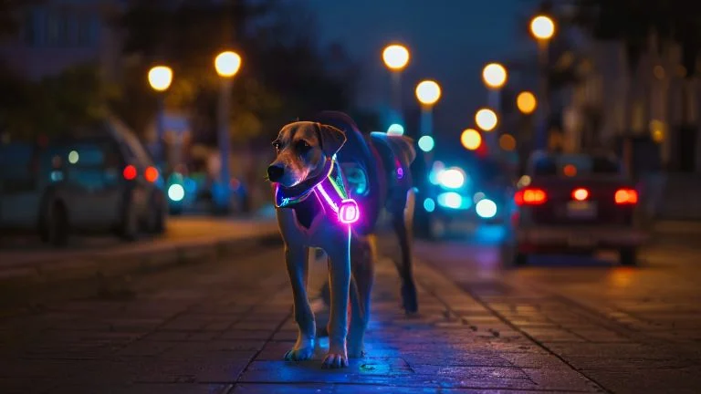 Coleiras Luminosas: Segurança e Inovação nas Caminhadas Noturnas