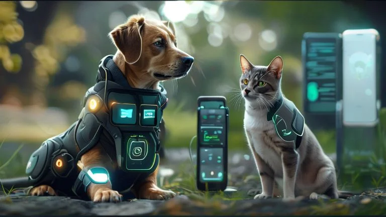 Roupas Inteligentes para Cães e Gatos: Tecnologia Vestível em Ação