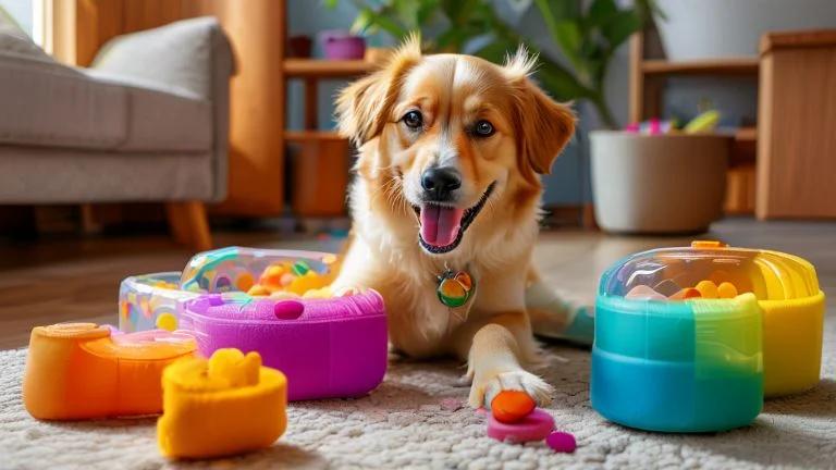 Inovações em brinquedos que estimulam o olfato dos cães